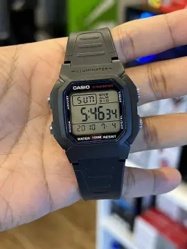 W800H-1AV, Black Digital Watch