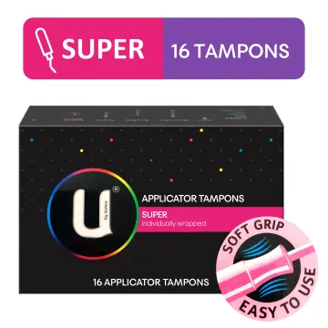 Buy U By Kotex Tampons Super 16 pack Online