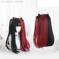 SHANGKE Synthetic Red Black Blonde White Lolita Wigs For Women Long Straight Wig With Bangs Genshin Impact Cosplay Wig [ Hot sell ] TOY CENTER