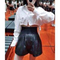 N2QK Alexander Wang 23 Early Autumn New Fashion simple ribbon letter decorative stitching high-performance thin all-match shorts