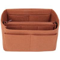 Bag Purse Organizer Felt Insert Bag Makeup Organizer Inner Purse Portable Cosmetic Bags Storage Tote M