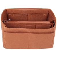 Home Storage Bag Purse Organizer Felt Insert Bag Makeup Organizer Inner Purse Portable Cosmetic Bags Storage Tote M