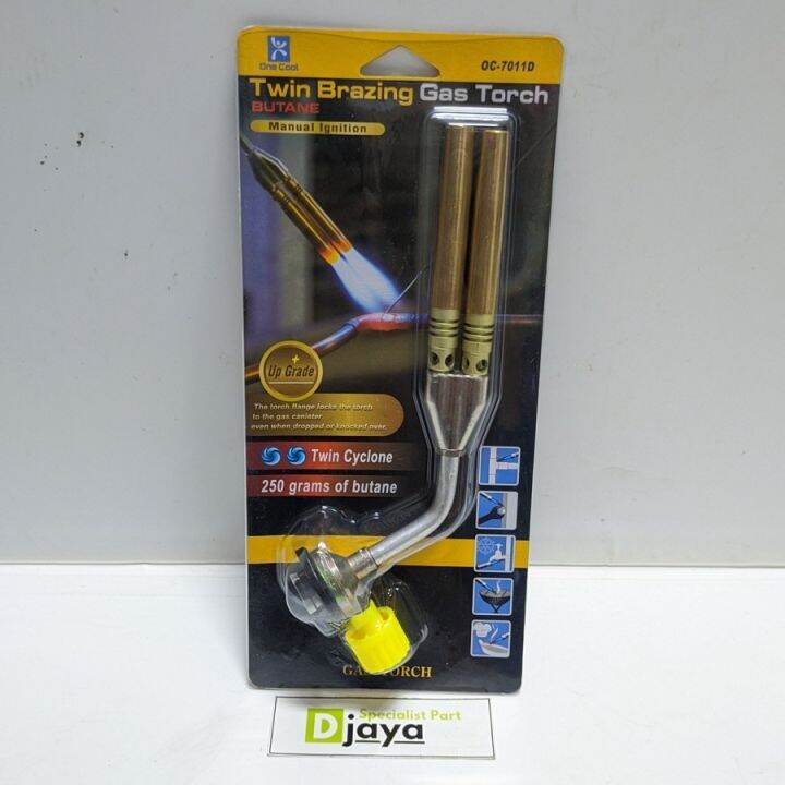 Kepala Gas Torch/Gas Torch Double Brazing/Twin Brazing Gas Torch