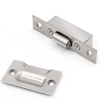 ⊕◘♙ Cabinet Magnet Latch Furniture Cabinet Door Stainless Steel Ball Roller Catch Latch for Cabinet DoorsCupboardsDrawers защелка