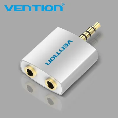 Vention 3.5 Mm Kabel Audio Splitter Universal 1 Male To 2 Perempuan untuk Audio Earphone Splitter Kabel Double Jack Headphone splitter