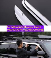 สไตล์หน้าต่างกระบังหน้าสำหรับ Mitsubishi Montero Pajero V73/V75/V77/V93/V95/V97โล่ลมรถยนต์ ABS โครเมียมที่บังฝนแดดด้านข้างรับประกัน