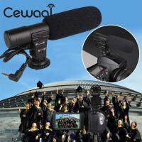 Cewaal Portable Pro On-Camera Video Stereo Recording Microphone For DSLR Camcorder Camera 3.5Mm Jack Microphone Accessories Gift