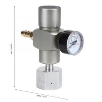 2 in 1โซดา CO2มินิก๊าซ Regulator CO2ชาร์จ TR21 * 4 0-60 PSI ถังชาร์จสำหรับยุโรปโซดาเบียร์ kegerator