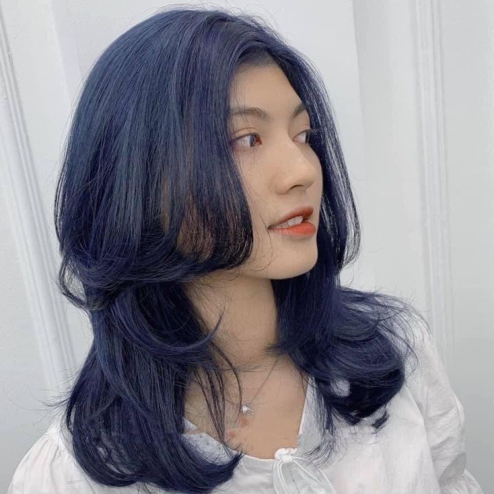 Tuýp Thuốc Nhuộm Tóc Màu Xanh Đen Tplus Blue Black 22888 Hair Dye Cream   Lazadavn