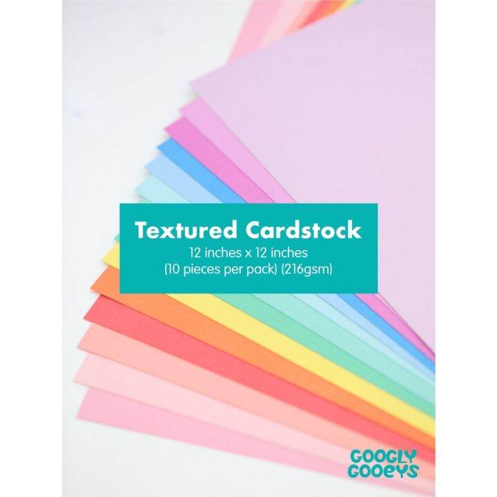 Textured Cardstock 12 inches x 12 inches (216gsm) for Cake Toppers