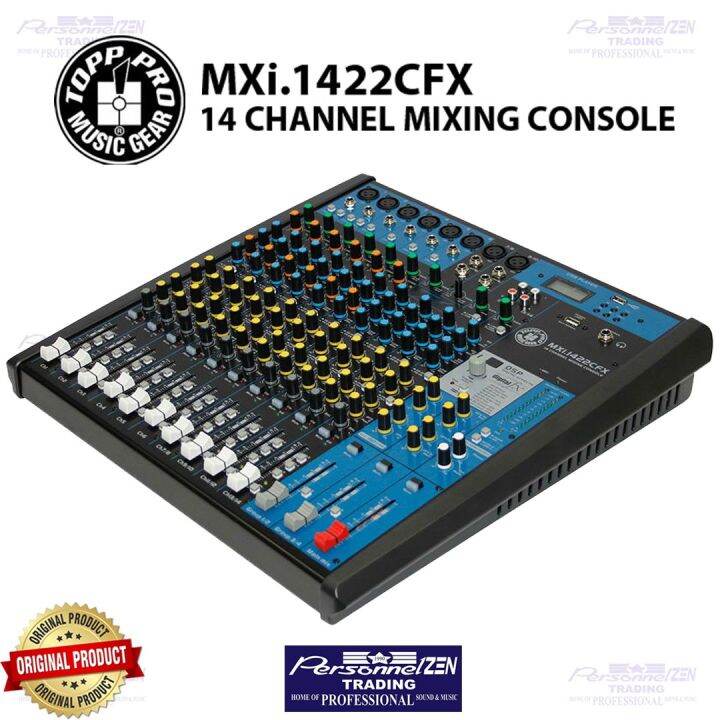 Topp Pro MXi1422CFX 14CH Mixing Console with Usb Interface MXi.1422cfx Audio Mixer Lazada PH