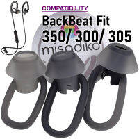 Misodiko Silicone Eartips Earbud Tips ใช้งานร่วมกับ Plantronics BackBeat Fit 350 300 305หูฟังชนิดใส่ในหู (2คู่)