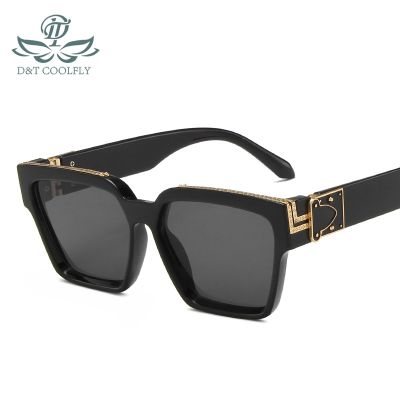 D amp;T 2020 New Fashion Cat Eye Sunglasses Women Men Cool PC Color Lens Metal Logo PC Frame Leopard Brand Designer Sunglasses UV400