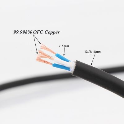 Hi end OFC Copper Bulk Core Speaker microphone Cable Audio Surround Signal line Shielded Wire