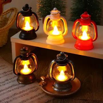 Retro Led Oil Lamp Lantern Multifunctional Electronic Candle Light