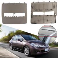 สำหรับ Nissan Tiida 2005-2011รถ Finisher-แผงหน้าปัดด้านหน้า Dashboard กลาง Air Conditioner Outlet Vents ฝาครอบ Shell