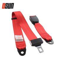 2Points Red Car Auto Seat Seatbelt Universal Seat Belts Adjustable Extension Bucklet Truck Seat Safety Belt Car Accessories 1PCS Accessories