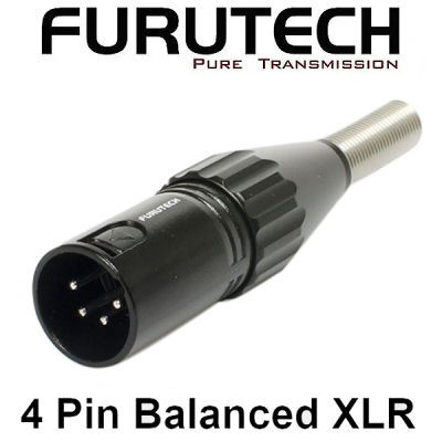 หัว FURUTECH FP-705M(R) 4 Pin Balanced XLR Connector audio grade made in japan / ร้าน All Cable