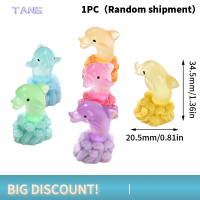 ?【Lowest price】TANG 1PC GLOW Toys สามมิติสเปรย์ปลาโลมามินิตุ๊กตาเครื่องประดับ