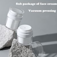 【DT】hot！ Empty Airless Pump Jar Refillable Creams Gels Lotions Dispenser Travel Leak Proof Cosmetic Container Vacuum Bottle