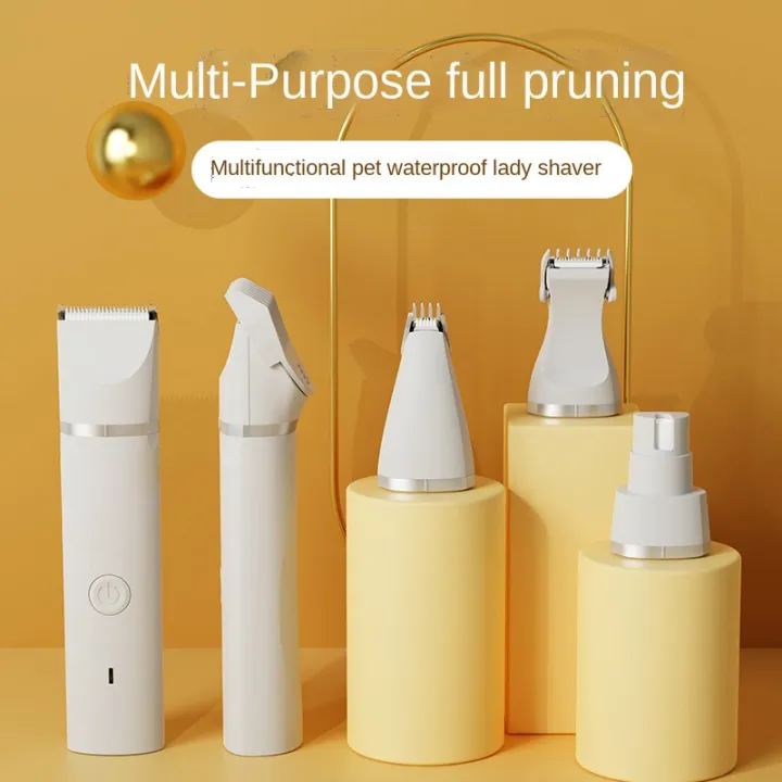 Shave Wool Implement 4 in 1 Pet Dog Cat Buzzer Pusher Shave Their Legs