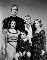 The Munsters ภาพยนตร์คลาสสิคศิลปะการพิมพ์ภาพโปสเตอร์ผ้าไหมของตกแต่งผนังบ้าน0726