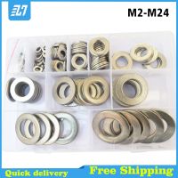 Flat Washer Round Gasket Ring Plane For Screw 304 Stainless Steel Assortment Kit M2 M2.5 M3 M4M5M6M8M10M12M14M16M18M20M22M24