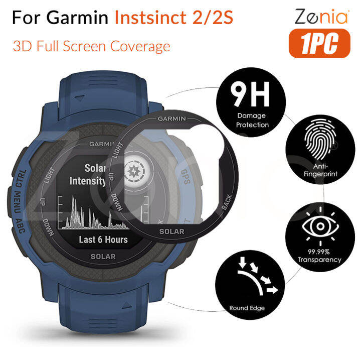 zenia-1pc-20d-hd-เต็มรูปแบบหน้าจอขอบโค้งเต็มรูปแบบป้องกันฟิล์มสำหรับ-garmin-instinct-2-2s-dezl-camo-surf-solar-tactical-instinct2-instinct2s-กีฬาสมาร์ทนาฬิกา-hd-9h-3d-ป้องกันการระเบิดป้องกันอุปกรณ์เสร
