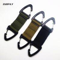 Tactical Buckle Webbing Mountaineering Keychain Two-way Hanging Chain