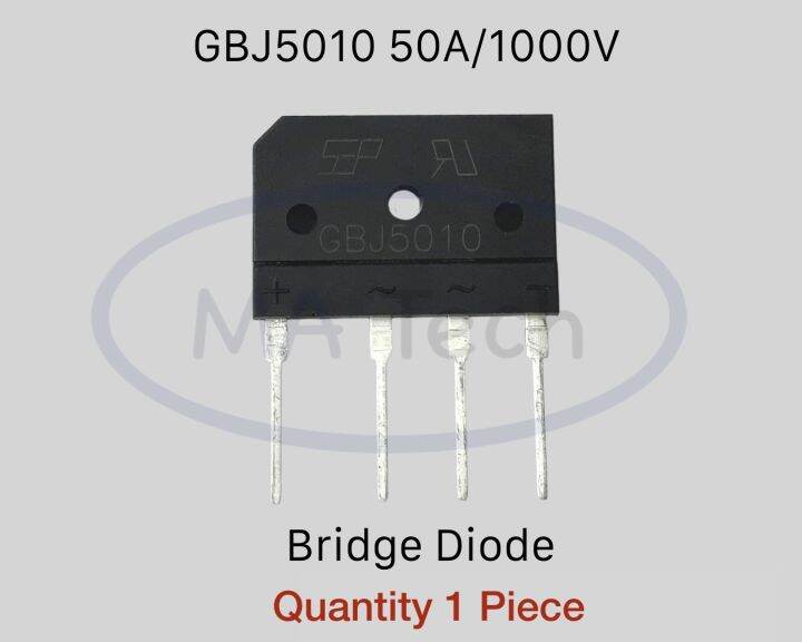 5 Stück GBJ5010 Brückengleichrichter - 50A 1000V Einphasendiode