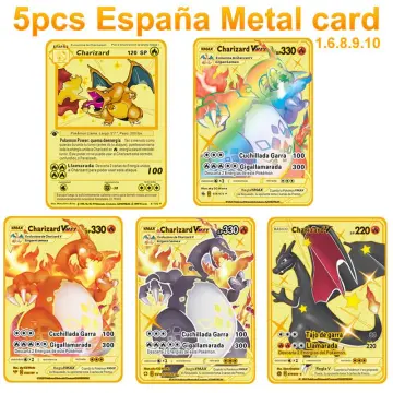 2023 New Spanish Pokémon Cards Metal Pokemon Letters Spanish