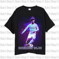 เสื้อยืด พิมพ์ลาย Manchester City Bernardo Silva สําหรับผู้ชาย และผู้หญิง