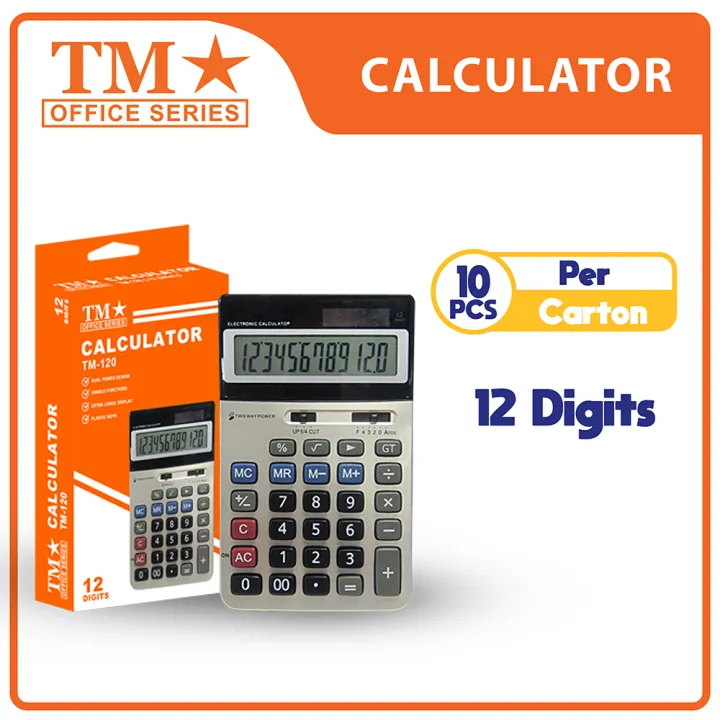 TM Calculator 12 Digits x 10 pcs Lazada PH