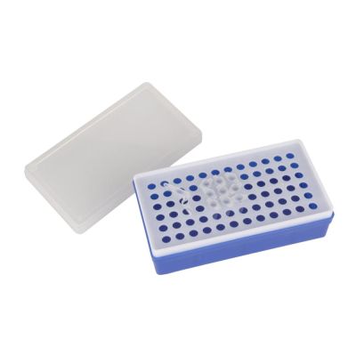 【CW】✻◆○  Plastic 72 Holes Test Tube Holder With Transparent Suitable for 0.5ml Centrifuge School Laboratory Supplies