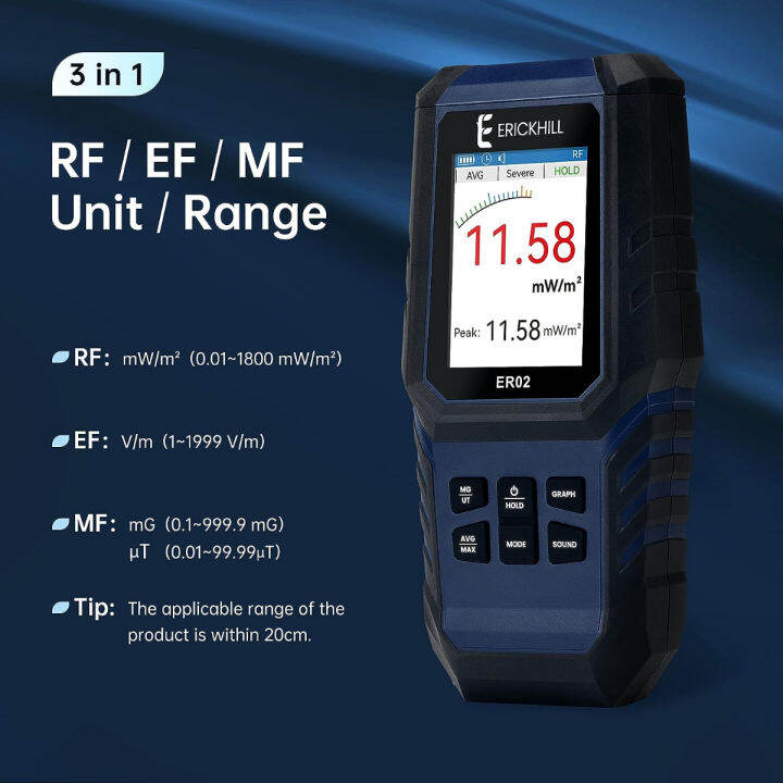 erickhill-emf-meter-3-in-1rechargeable-digital-electromagnetic-field-radiation-detector-for-ef-rf-mf-5g-cell-tower-wifi-signal-detector-for-home-amp-office-emf-inspections-and-ghost-hunting-blue