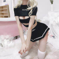 Yinaiya Fun Lingerie Student Suit Sailor Uniform Teasing Passion Set Temptation Stage Wear Female Anchor MQFG