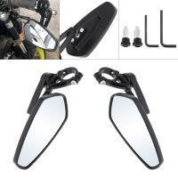 2pcs 15.2CM MZS Motorcycle Bar End Mirrors Rear for Honda GROM MSX125 CB50 Kawasaki Z125 pro Z650 Z750 Z800 Z900 Z1000 Yamaha