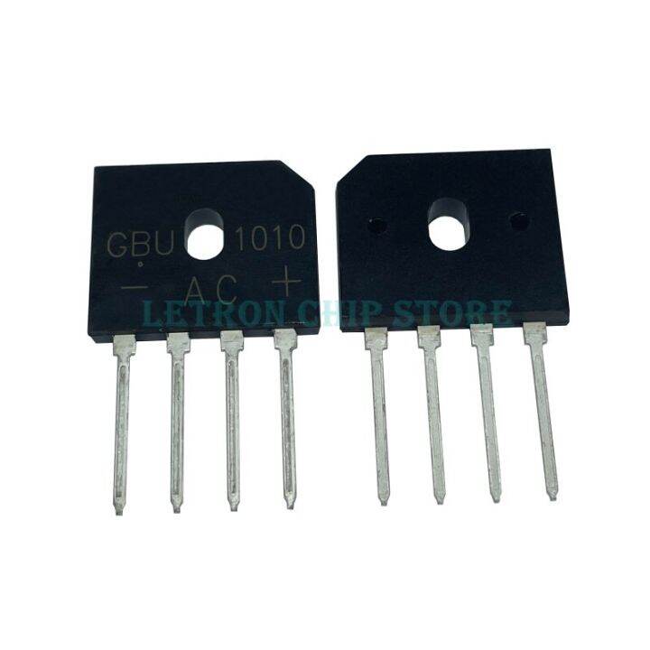 10PCS GBU1010 GBU1510 GBU2510 GBU3510 10A 15A 25A 35A 1000V DIP4 diode