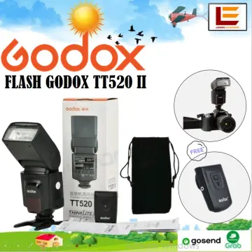 Godox TT520 Universal Hot Shoe Flash Speedlite For DSLR Cameras Canon Nikon  Pentax Olympus