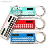 ☂✔☈ 3in1 Multifunctional Solar Ruler Calculator 10cm Length Angle Ruler Card Ruler School Office Students Stationery Solar Rullers