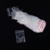 100PCS Resealable ZipLock Plastic Bags Self Seal Clear Poly Bag Food Storage Package Pouches Vacuum Fresh Organize Bag