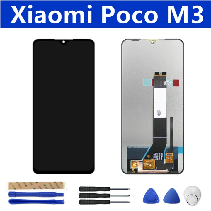 For Xiaomi Poco M3 Lcd Display Touch Screen Digitizer 653 Inches Full Assembly Replacement Part 0944