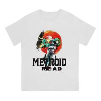 เสื้อยืดผู้ชาย Metroid Dread Samus Artwork คลาสสิก100%