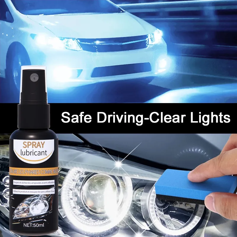 Car Headlight Polishing Agent Scratch Remover Repair Fluid Renewal Polish  and Maintenance Liquid Kit Auto Accessorie Restoration