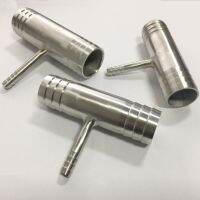 8 10 12 14 16 19 20 25 32mm Hose Barb 304 Stainless Steel Pipe Fitting Tee 3 Ways Reducer Hosetail Connector Coupler