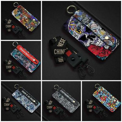 Shockproof Anti-dust Phone Case For Honor Magic5 Pro Wristband Kickstand Waterproof Silicone Fashion Design Soft Case