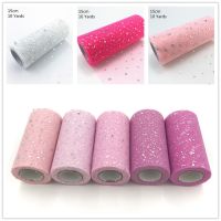 【LZ】卍  Glitter Sequin Tulle Roll para Decoração de Casamento Tecido Vestido Tutu Organza DIY Baby Shower Fontes do partido 15cm 10 jardas por rolo