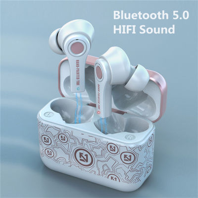 TS-100 TWS Wireless Bluetooth 5.0 Earphones with Mic Charging Box Headphones 9D Gaming Headsets Sport Earbuds For Android PK i12