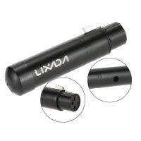 Lixada 2.4G ISM DMX512ไร้สายหญิง XLR ตัวรับไฟ LED สำหรับ Stage PAR Party Light