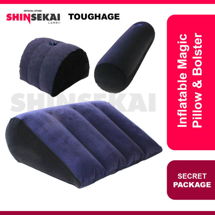 TOUGHAGE Triangle Bolster or Curve Shape Inflatable Triangle